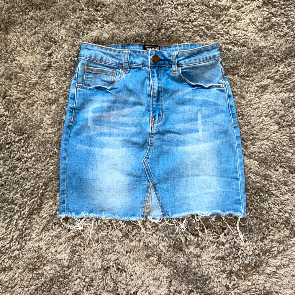 Iris Jeans Mini Skirt Denim Skirt